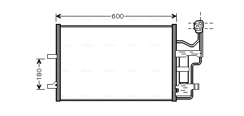 Ava Cooling Airco condensor MZ5184D