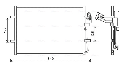 Ava Cooling Airco condensor MZ5281D