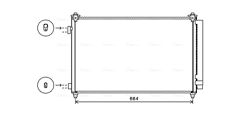 Ava Cooling Airco condensor MZA5241D