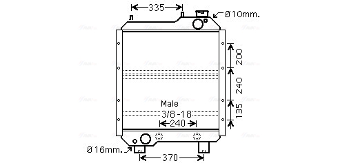 Ava Cooling Radiateur NH2002