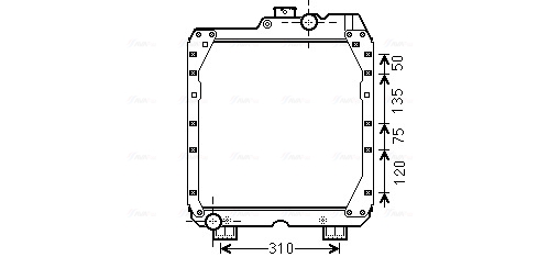 Ava Cooling Radiateur NH2006