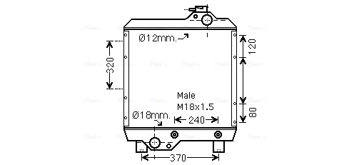 Ava Cooling Radiateur NH2014
