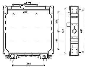 Ava Cooling Radiateur NH2031