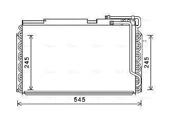 Ava Cooling Airco condensor NH5036