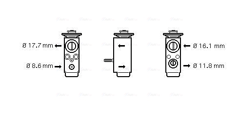 Ava Cooling Airco expansieklep OL1352