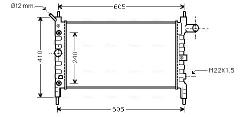 Ava Cooling Radiateur OL2026