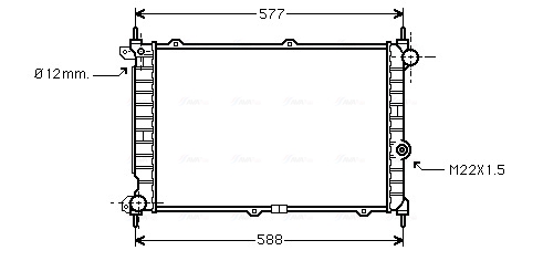 Ava Cooling Radiateur OL2207