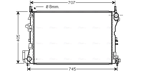 Ava Cooling Radiateur OL2339