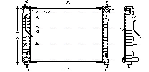 Ava Cooling Radiateur OL2434