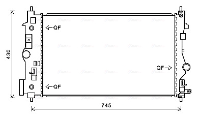 Ava Cooling Radiateur OL2547