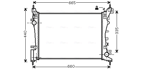 Ava Cooling Radiateur OL2574