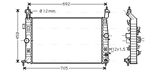 Ava Cooling Radiateur OL2582
