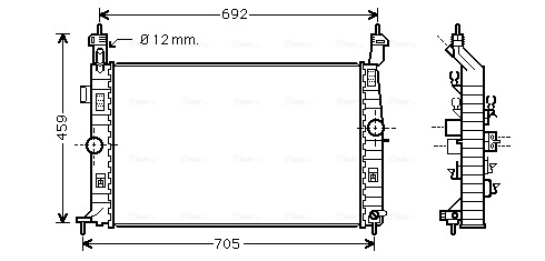 Ava Cooling Radiateur OL2583