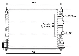 Ava Cooling Radiateur OL2655