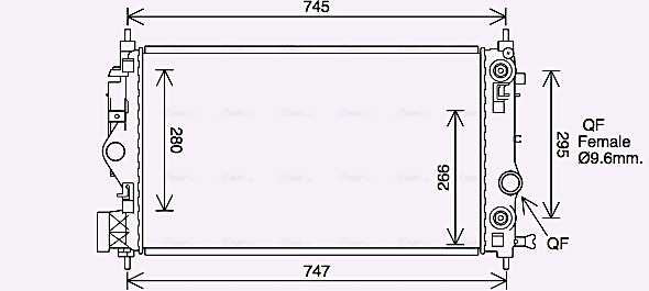 Ava Cooling Radiateur OL2687