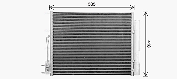 Ava Cooling Airco condensor OL5729D