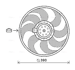 Ava Cooling Ventilatorwiel-motorkoeling OL7564