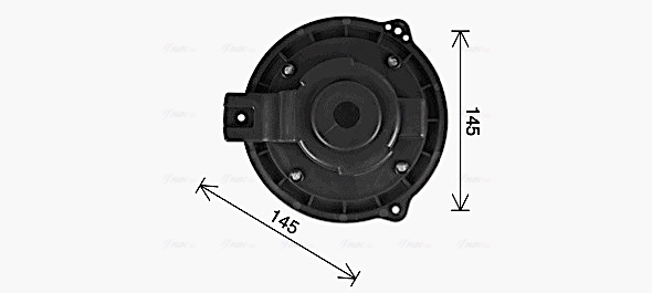 Ava Cooling Kachelventilator OL8728