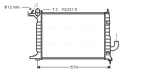 Ava Cooling Radiateur OLA2218