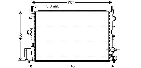 Ava Cooling Radiateur OLA2396