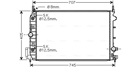 Ava Cooling Radiateur OLA2388