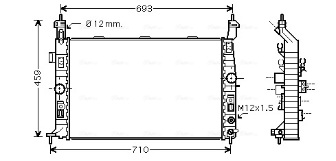 Ava Cooling Radiateur OLA2431