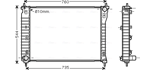 Ava Cooling Radiateur OLA2435