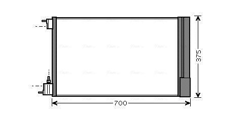 Ava Cooling Airco condensor OLA5478D