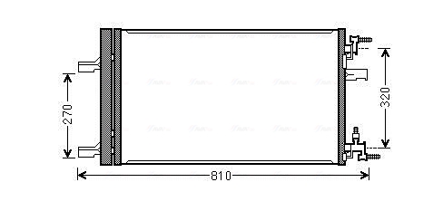 Ava Cooling Airco condensor OLA5499D