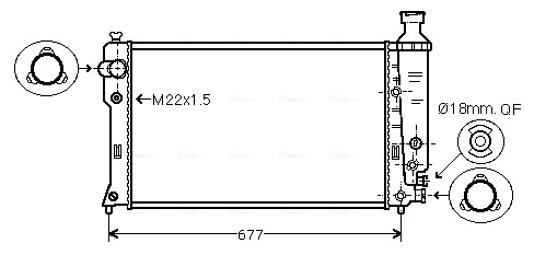 Ava Cooling Radiateur PE2132