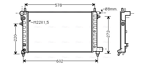 Ava Cooling Radiateur PE2149