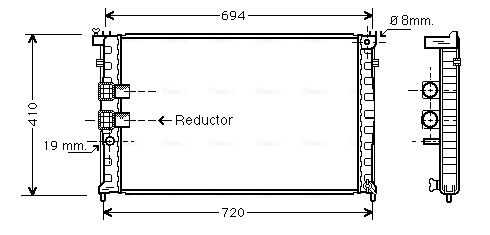 Ava Cooling Radiateur PE2339