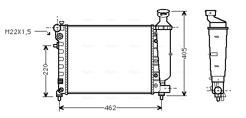 Ava Cooling Radiateur PEA2012