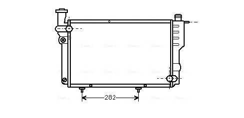 Ava Cooling Radiateur PEA2096