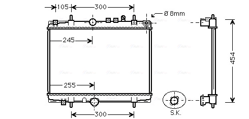 Ava Cooling Radiateur PEA2208