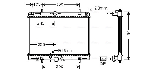 Ava Cooling Radiateur PEA2213