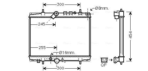 Ava Cooling Radiateur PEA2217
