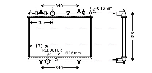 Ava Cooling Radiateur PEA2266