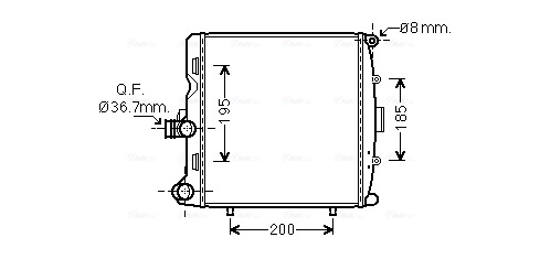 Ava Cooling Radiateur PR2055