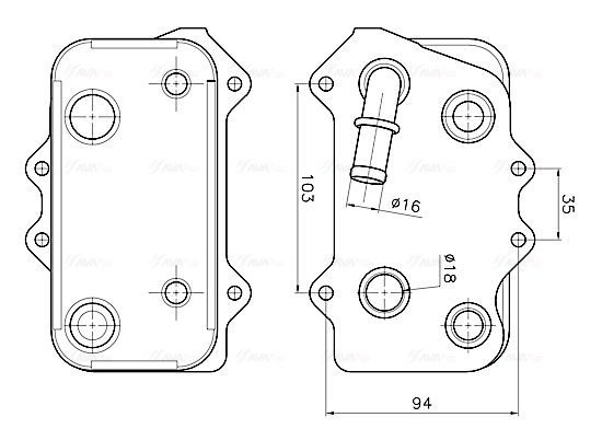 Ava Cooling Oliekoeler versn.bak PR3104