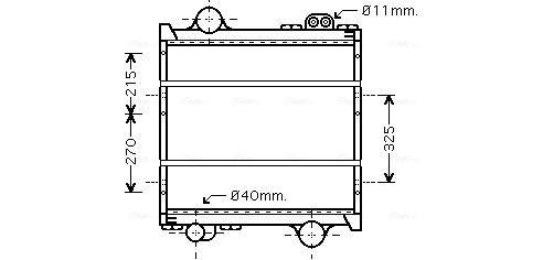 Ava Cooling Radiateur RE2038