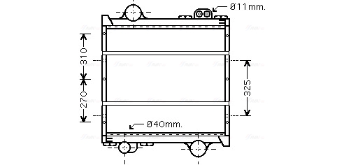 Ava Cooling Radiateur RE2040