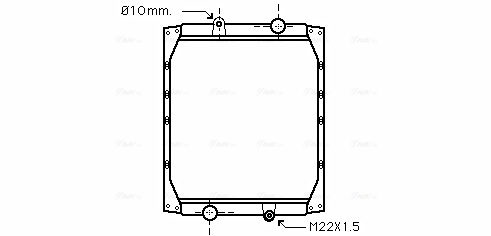 Ava Cooling Radiateur RE2052