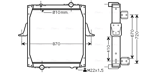 Ava Cooling Radiateur RE2068