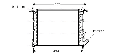 Ava Cooling Radiateur RT2109