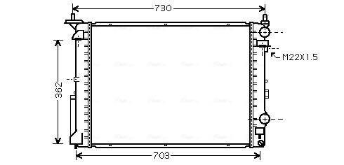 Ava Cooling Radiateur RT2259