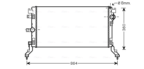 Ava Cooling Radiateur RT2418