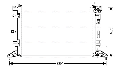 Ava Cooling Radiateur RT2425