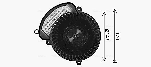 Ava Cooling Kachelventilator RT8677