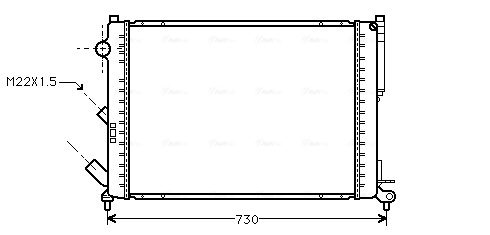 Ava Cooling Radiateur RTA2165